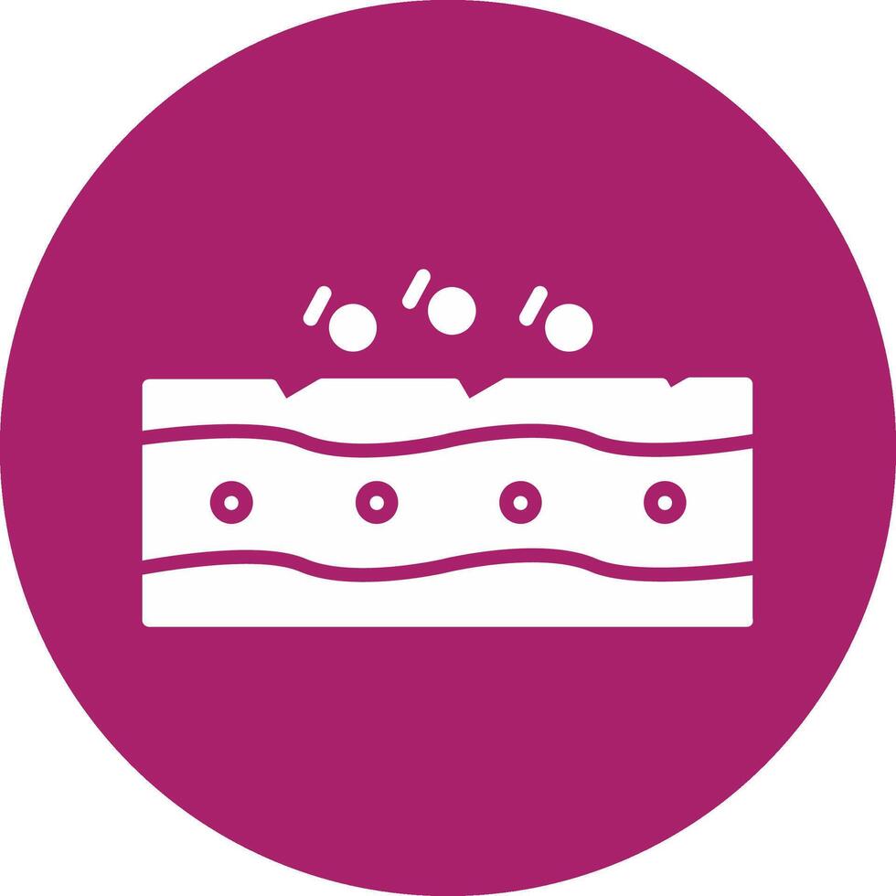 Pores Glyph Multi Circle Icon vector