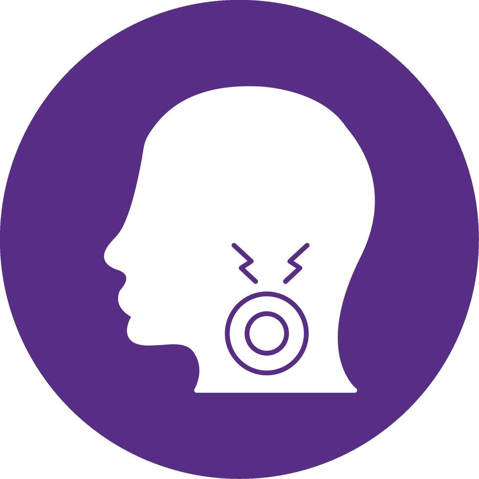Breath Glyph Multi Circle Icon vector