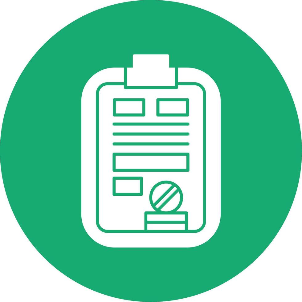 Schedule Glyph Multi Circle Icon vector