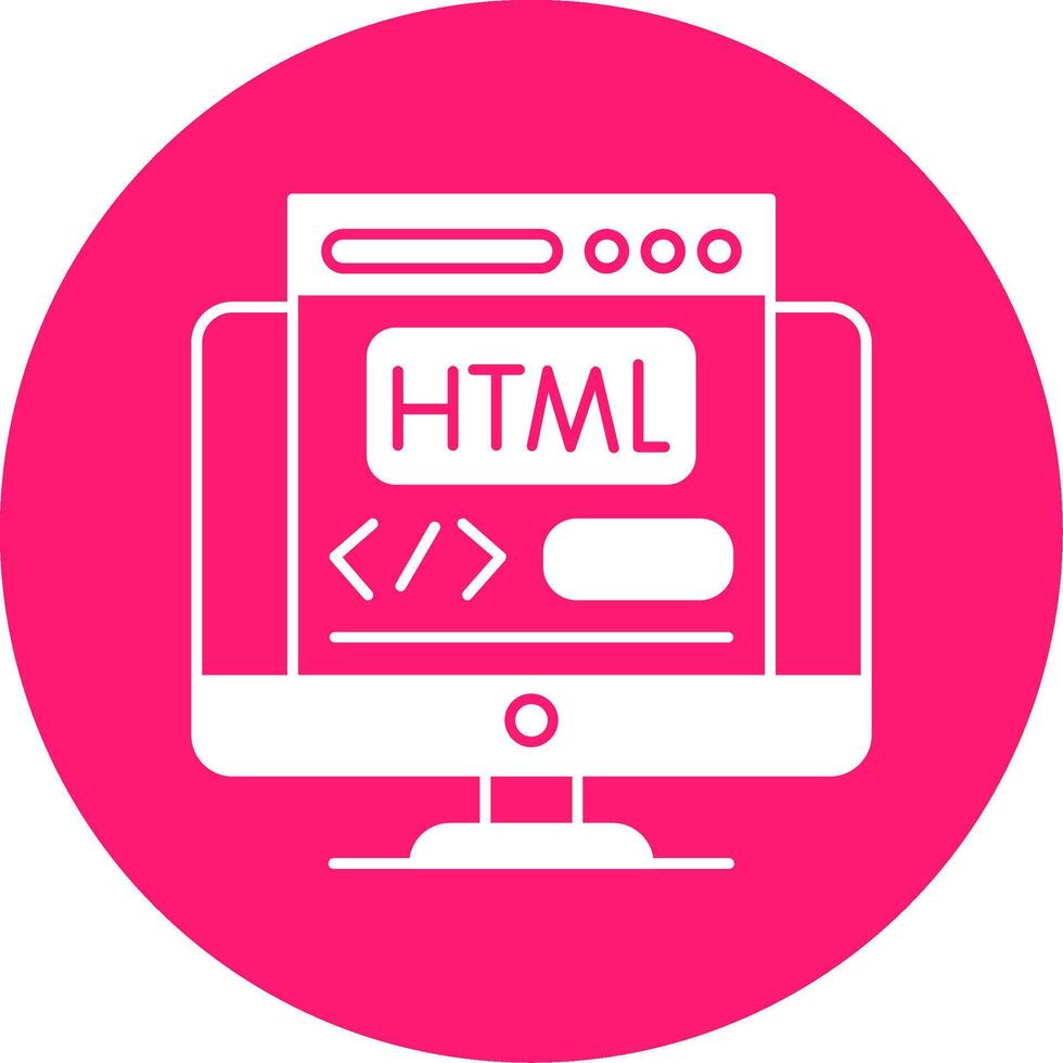 Html Glyph Multi Circle Icon vector