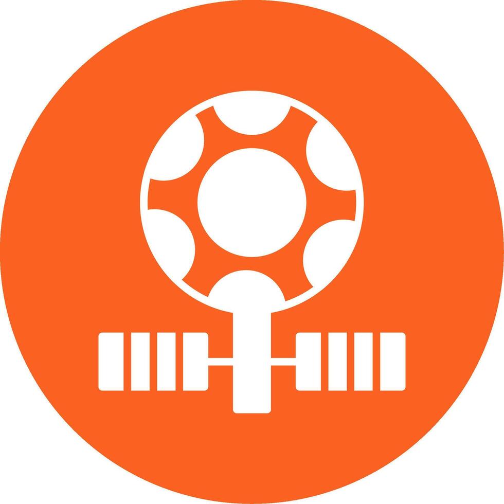 Satellite Glyph Multi Circle Icon vector