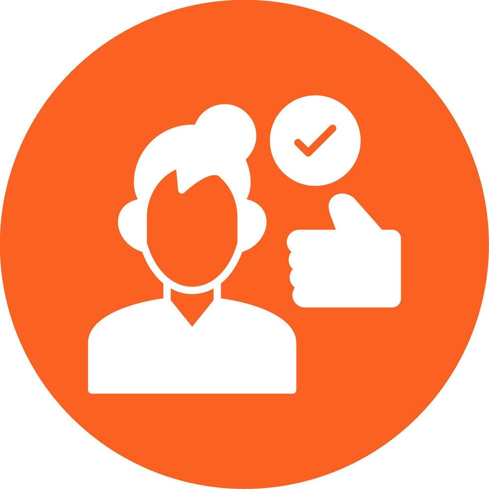 Work Done Glyph Multi Circle Icon vector
