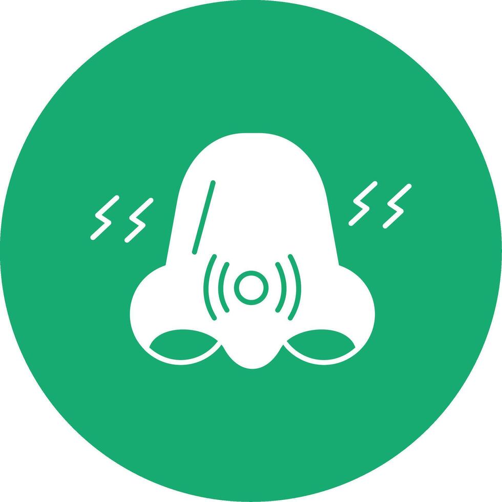 Congestion Glyph Multi Circle Icon vector