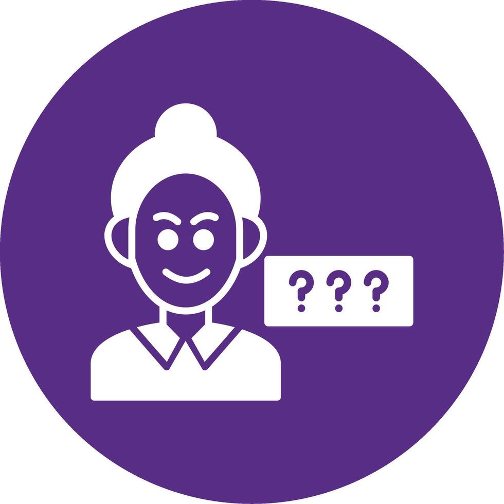 Parkinson Glyph Multi Circle Icon vector