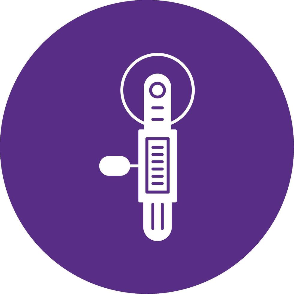 Tile Cutter Glyph Multi Circle Icon vector