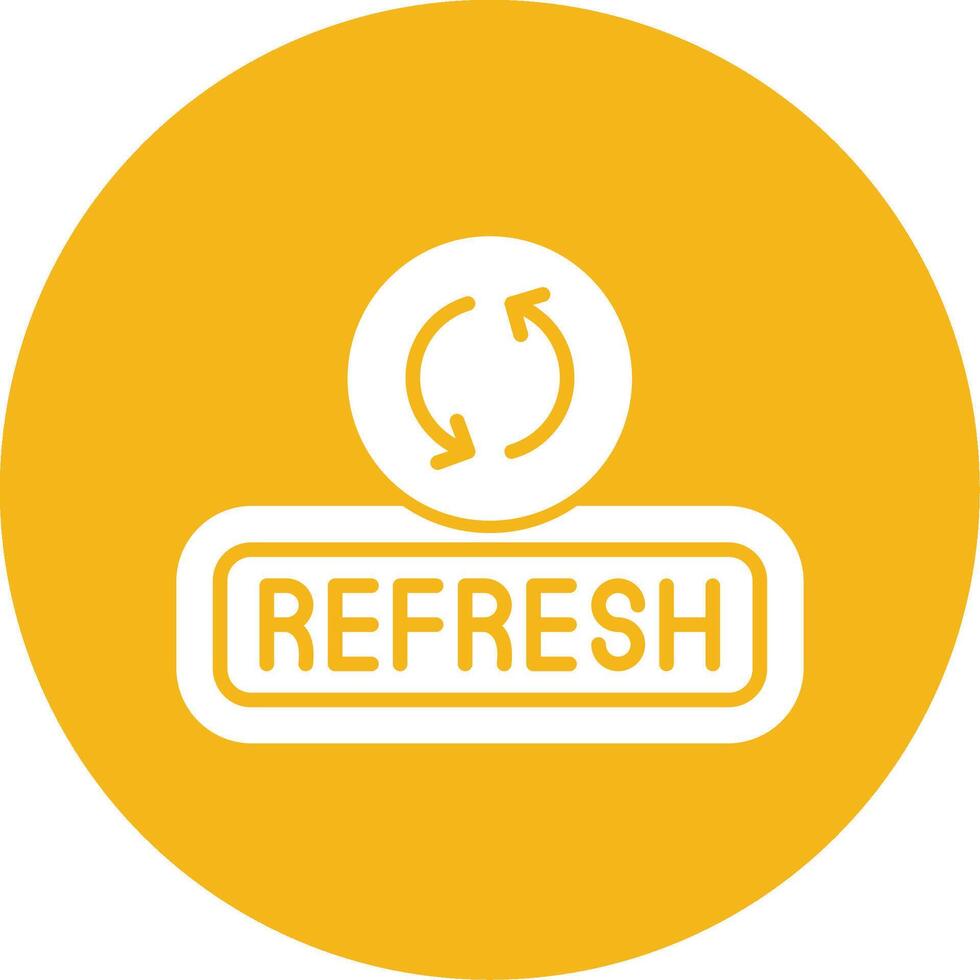 Refresh Glyph Multi Circle Icon vector