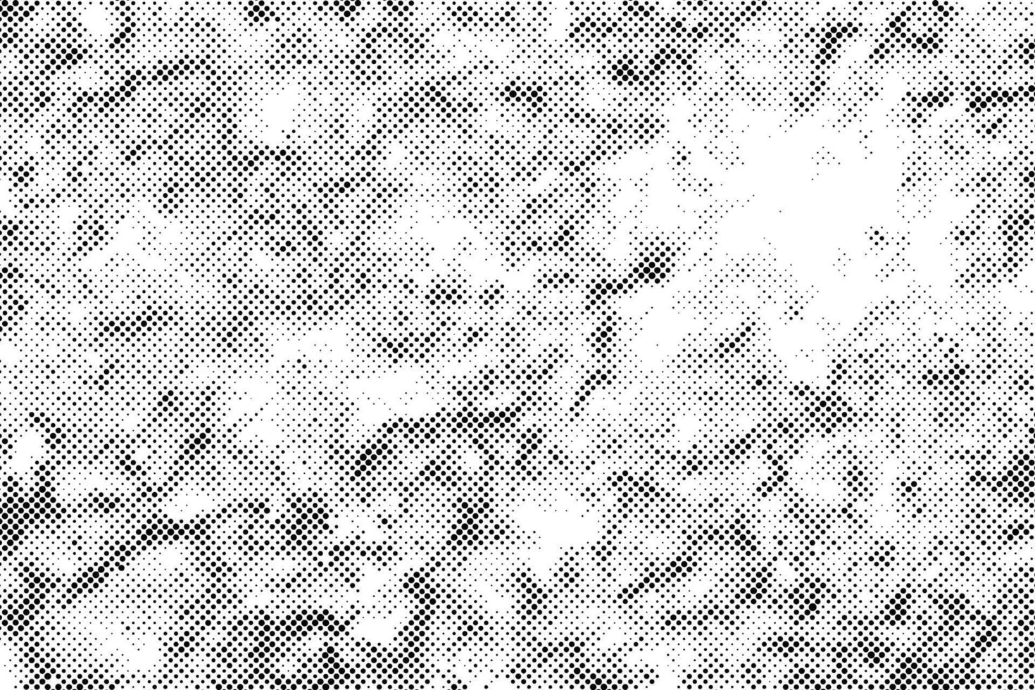 Black dots pattern. Grunge halftone effect background. vector
