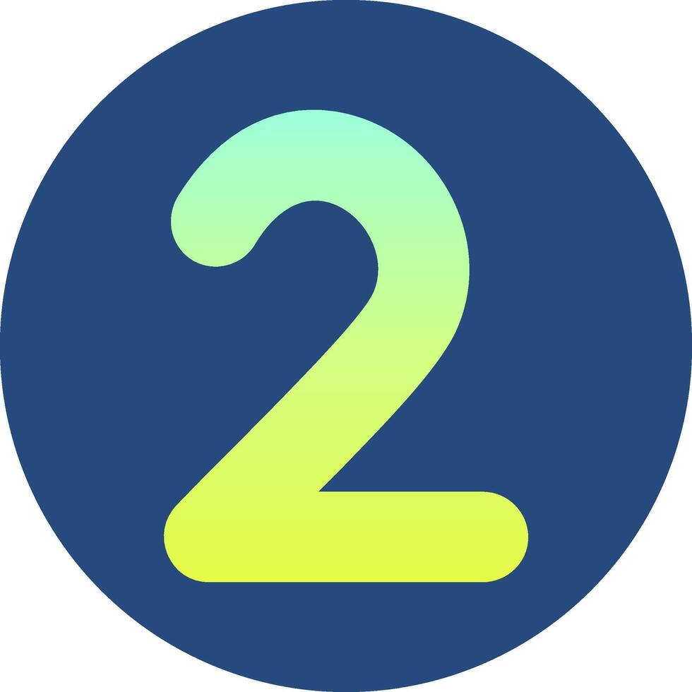 Two Gradient Circle Icon vector