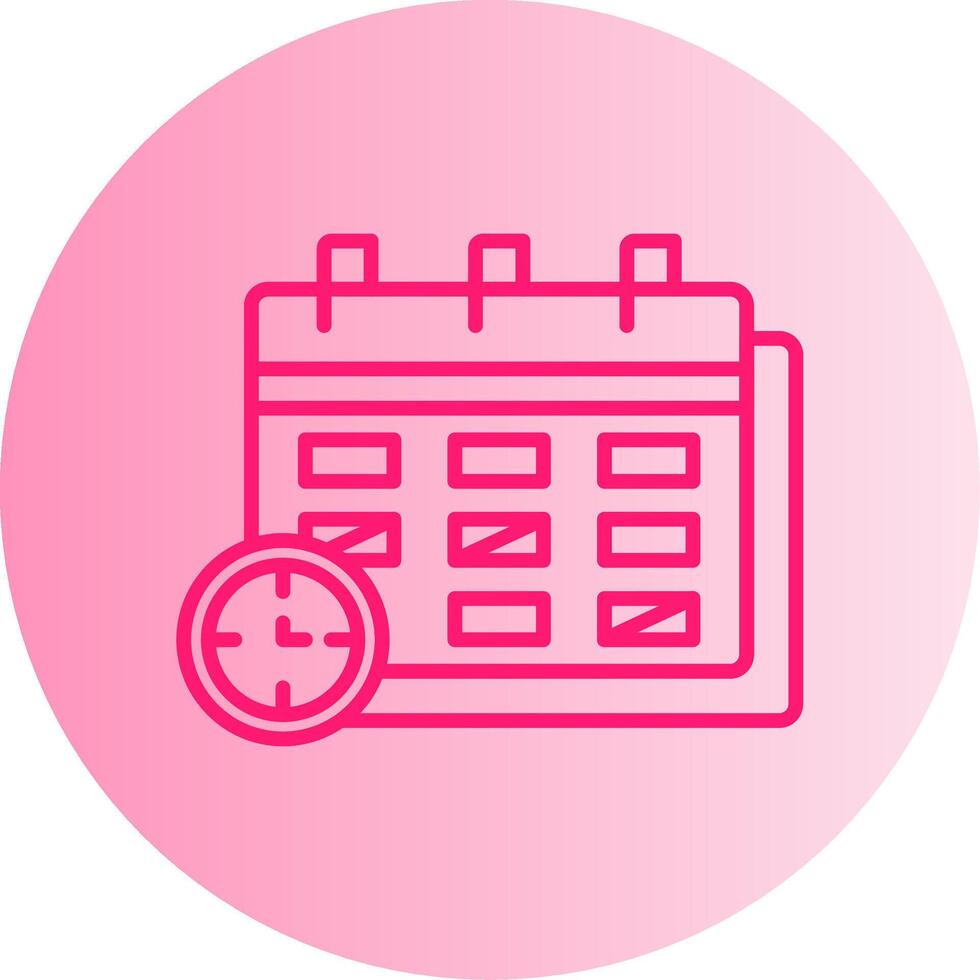 Term Gradient Circle Icon vector