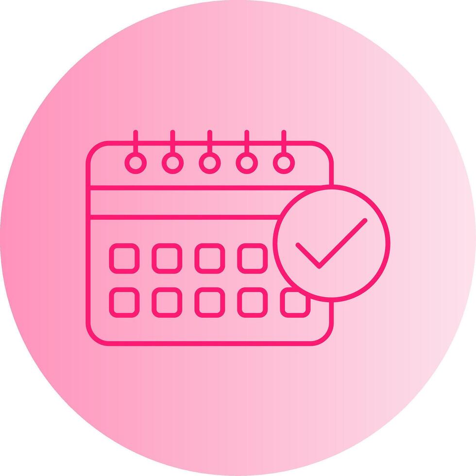 DeadGradient Circle Meet Gradient Circle Icon vector