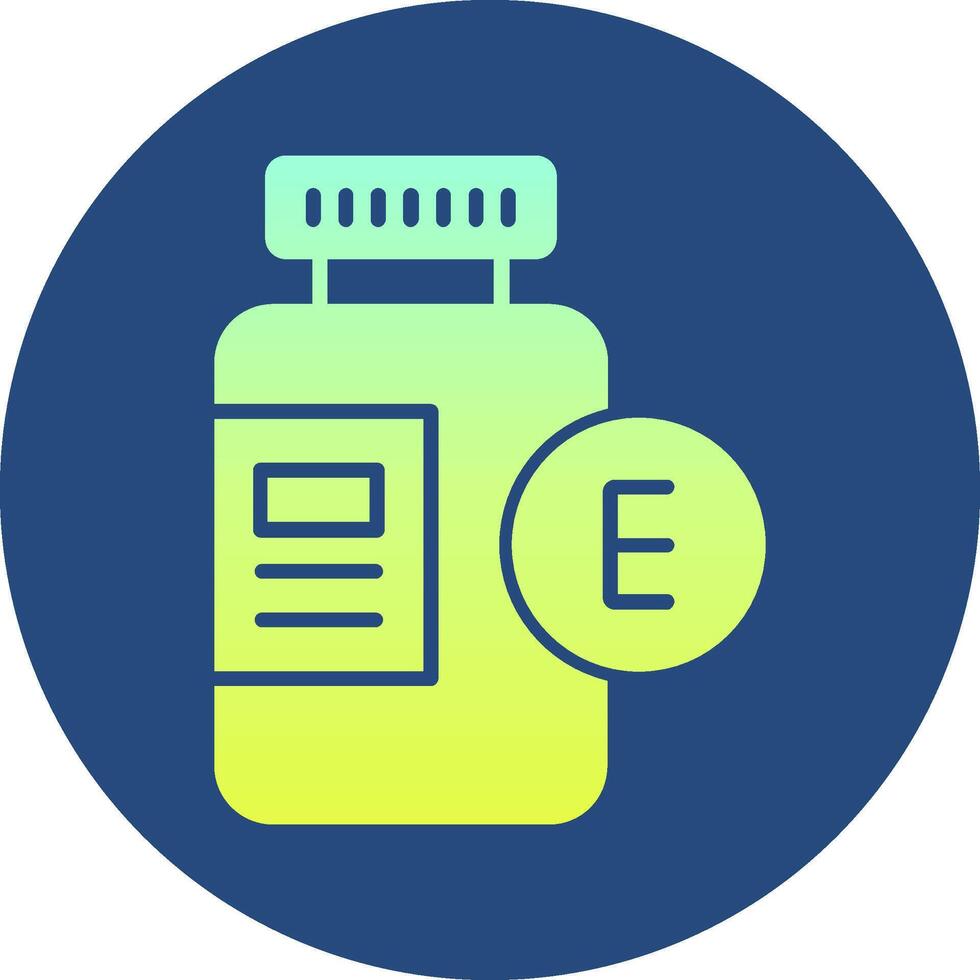 Suplement Gradient Circle Icon vector