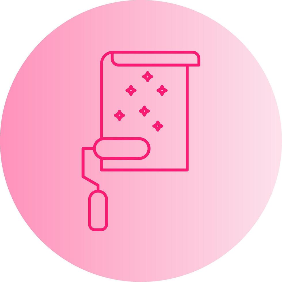 Wallpaper Gradient Circle Icon vector