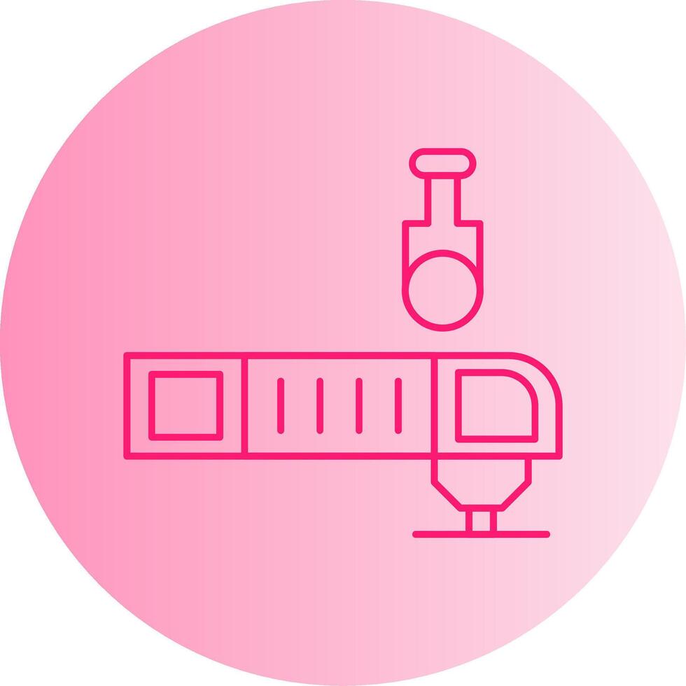 Oscillating Multi Tool Gradient Circle Icon vector