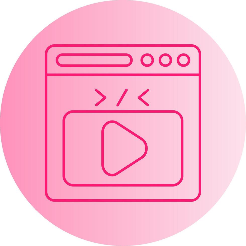 Gradient Circle Icon vector
