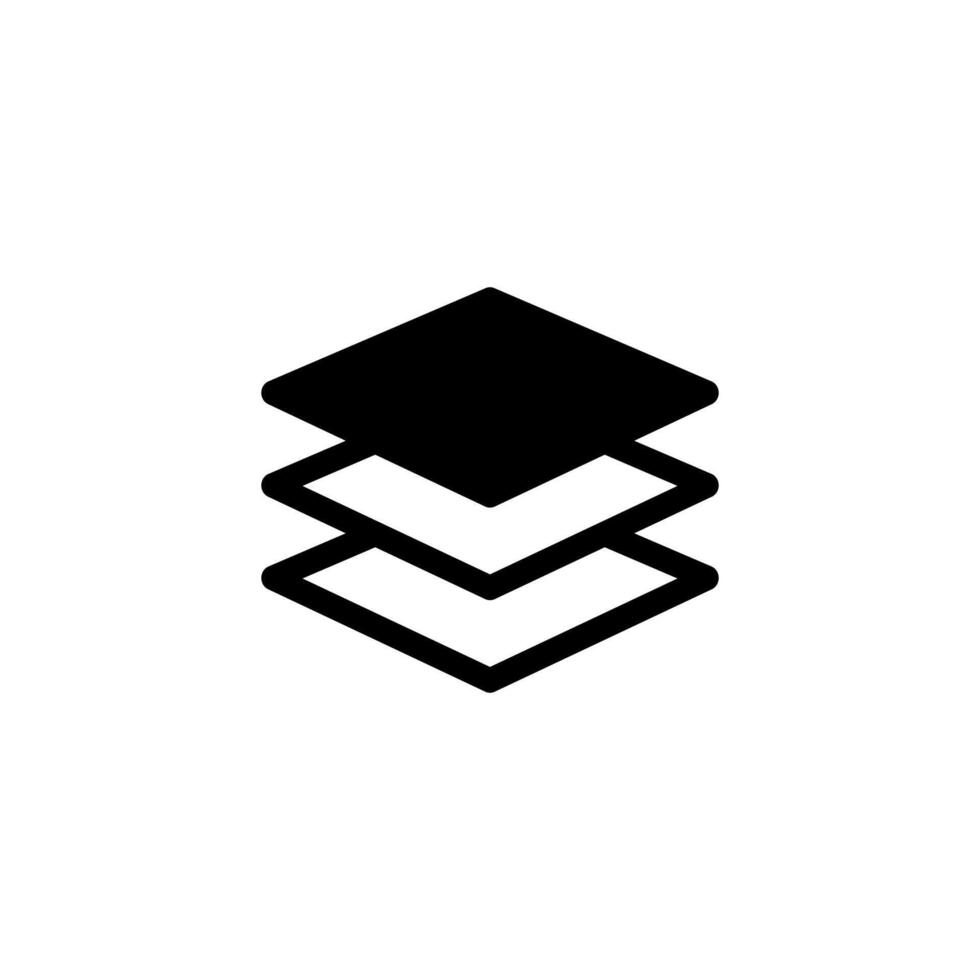 Layer icon. Layer vector