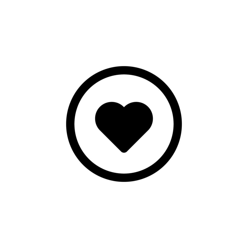 Heart icon. Love icon vector