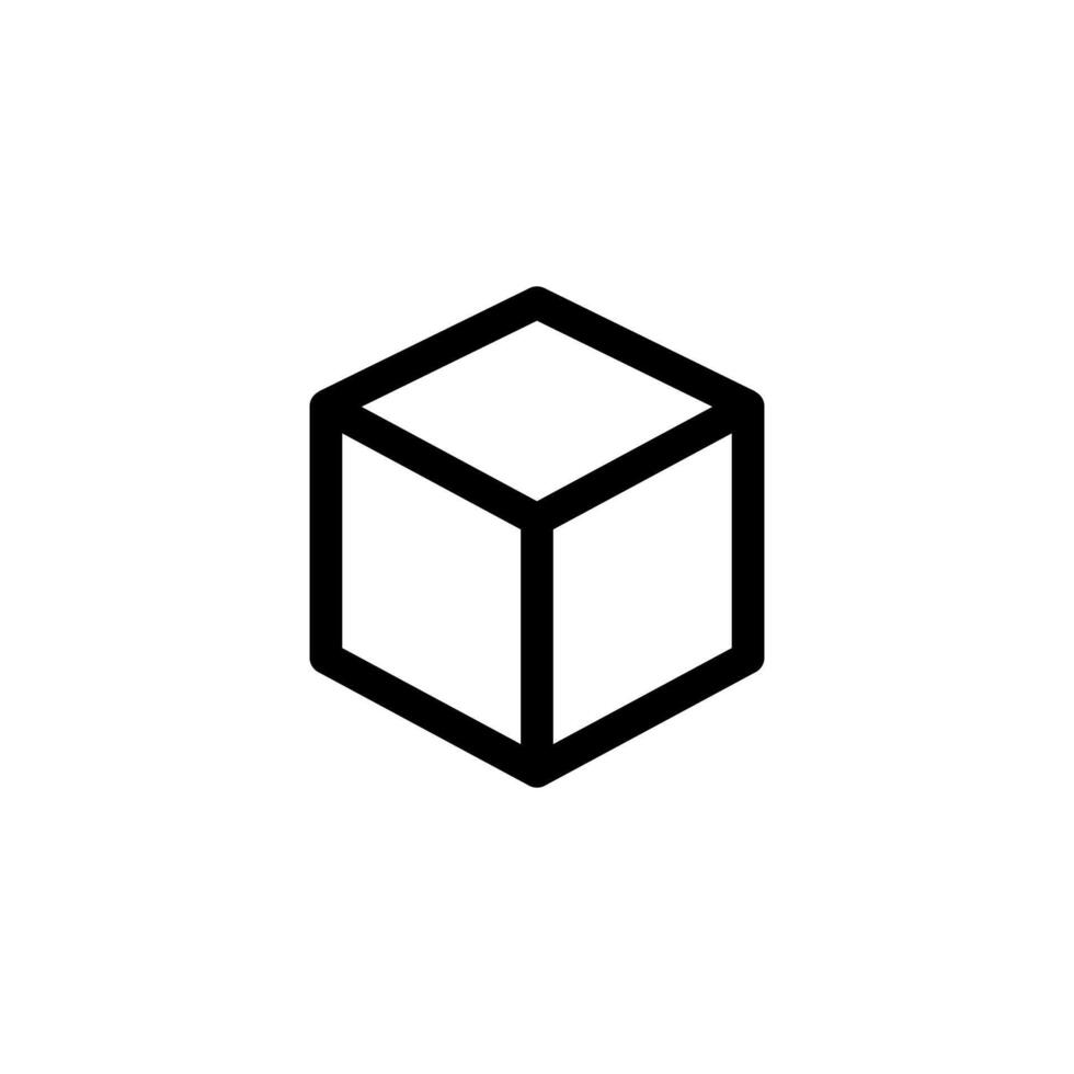 Box icon. Package vector