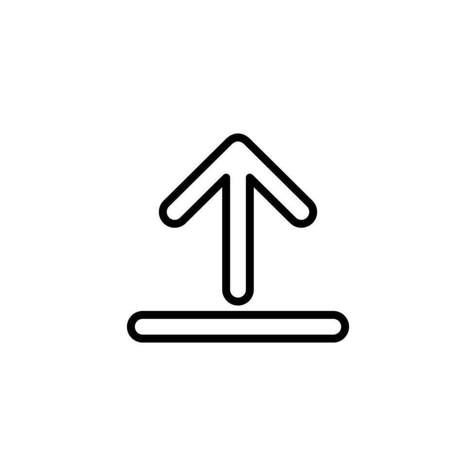 Upload icon. Submit icon vector