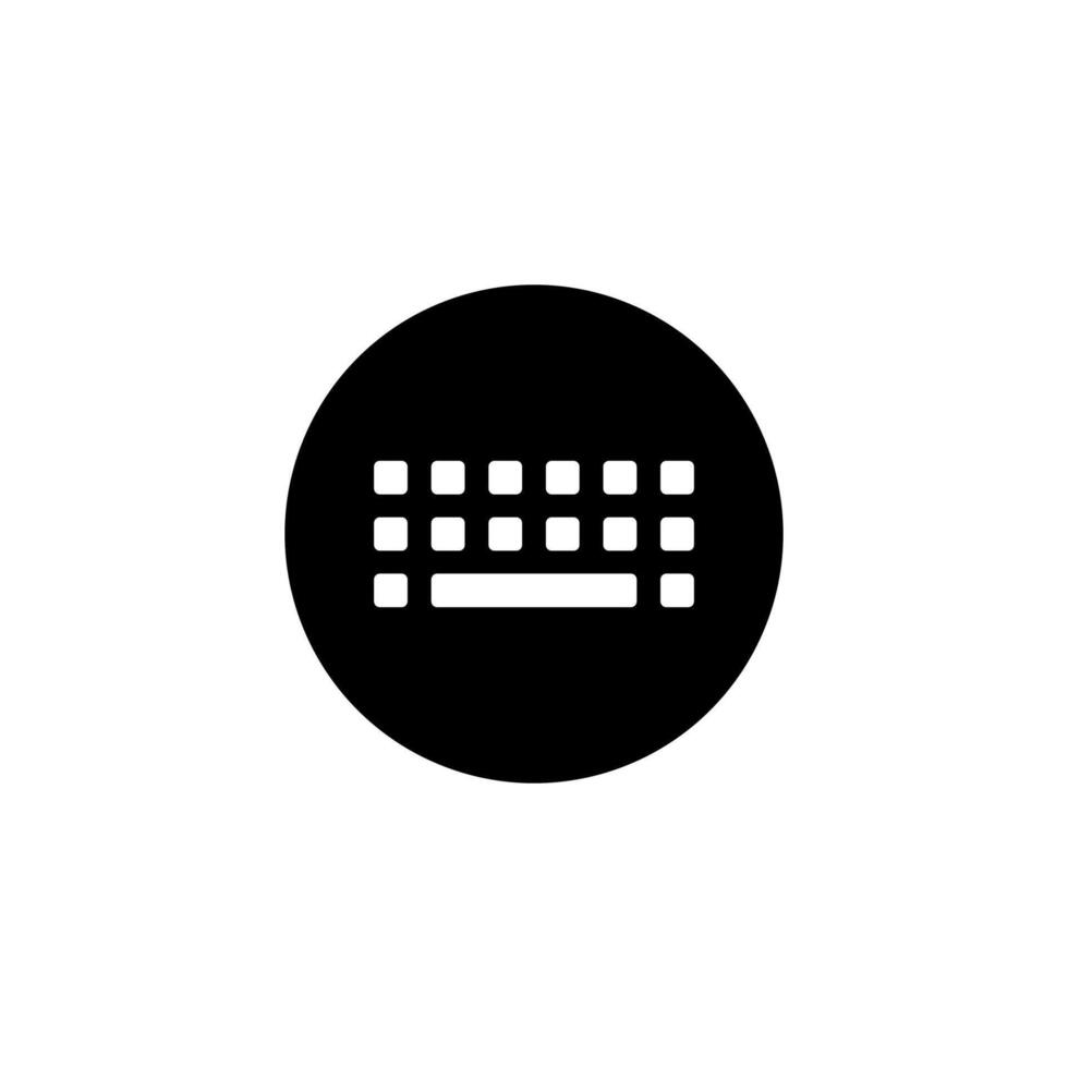 Keyboard icon. Keyboard vector