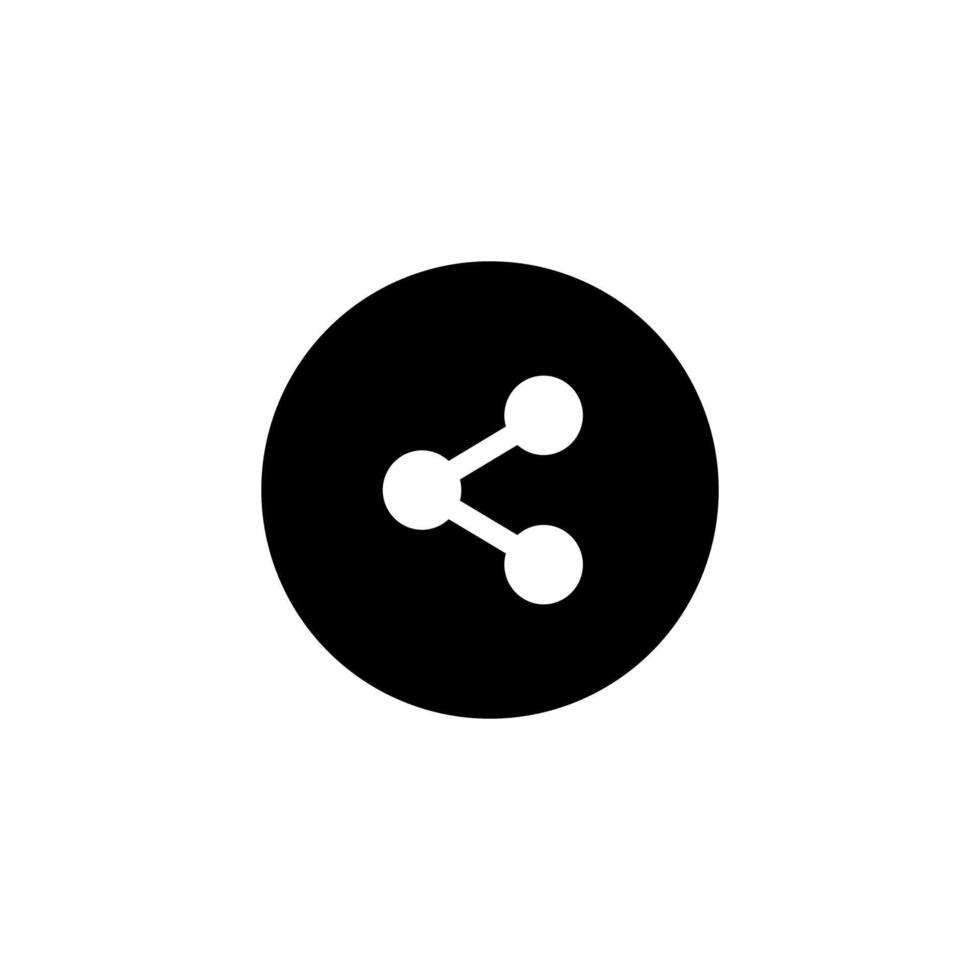 Share icon. Link icon. vector