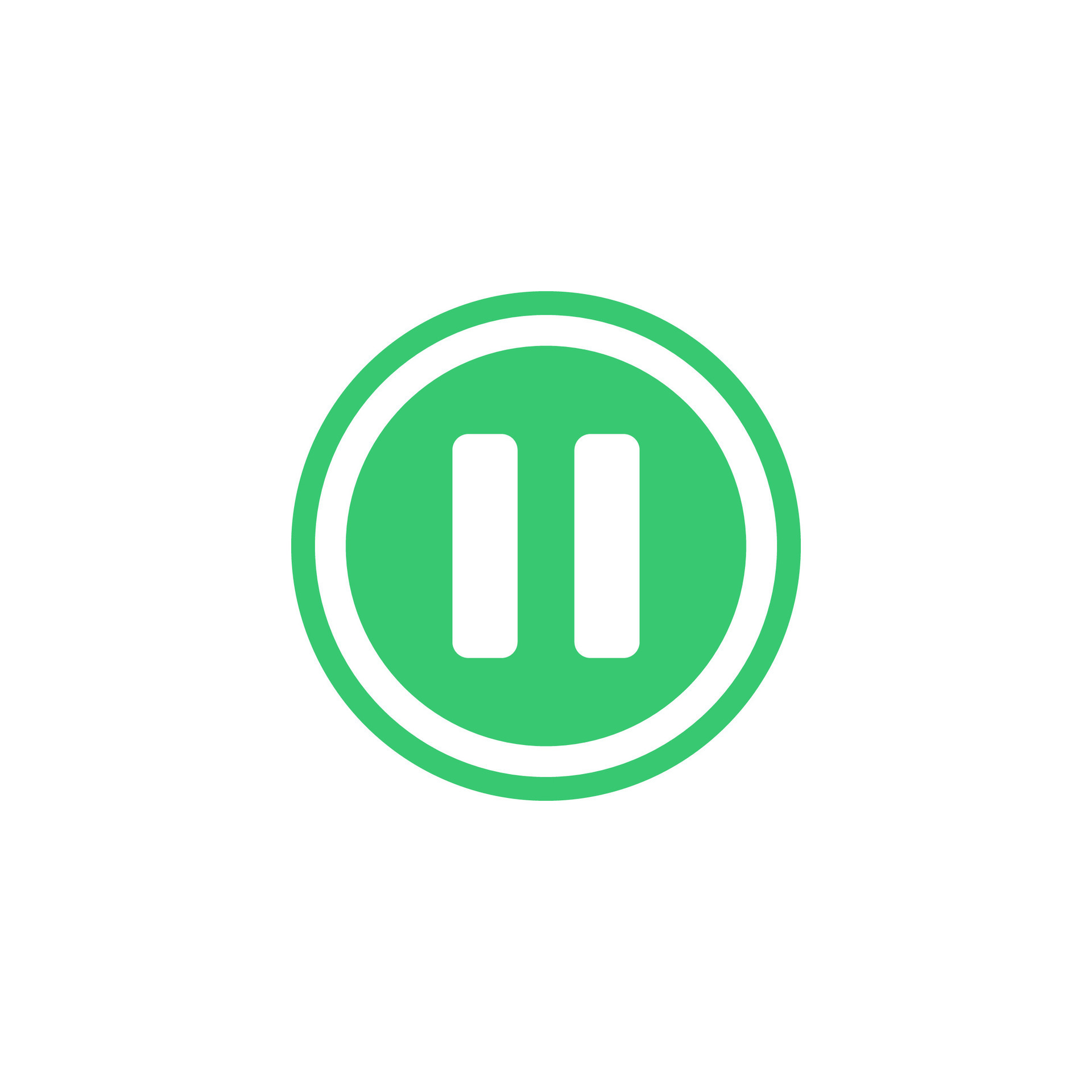 Pause icon. Stop 47474310 Vector Art at Vecteezy