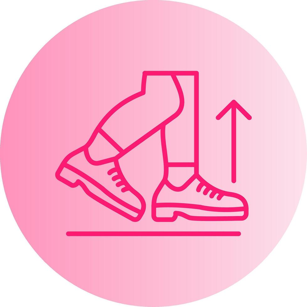 Hop Gradient Circle Icon vector