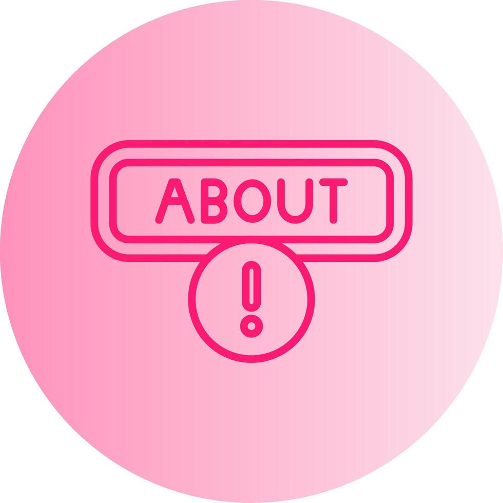 About Gradient Circle Icon vector