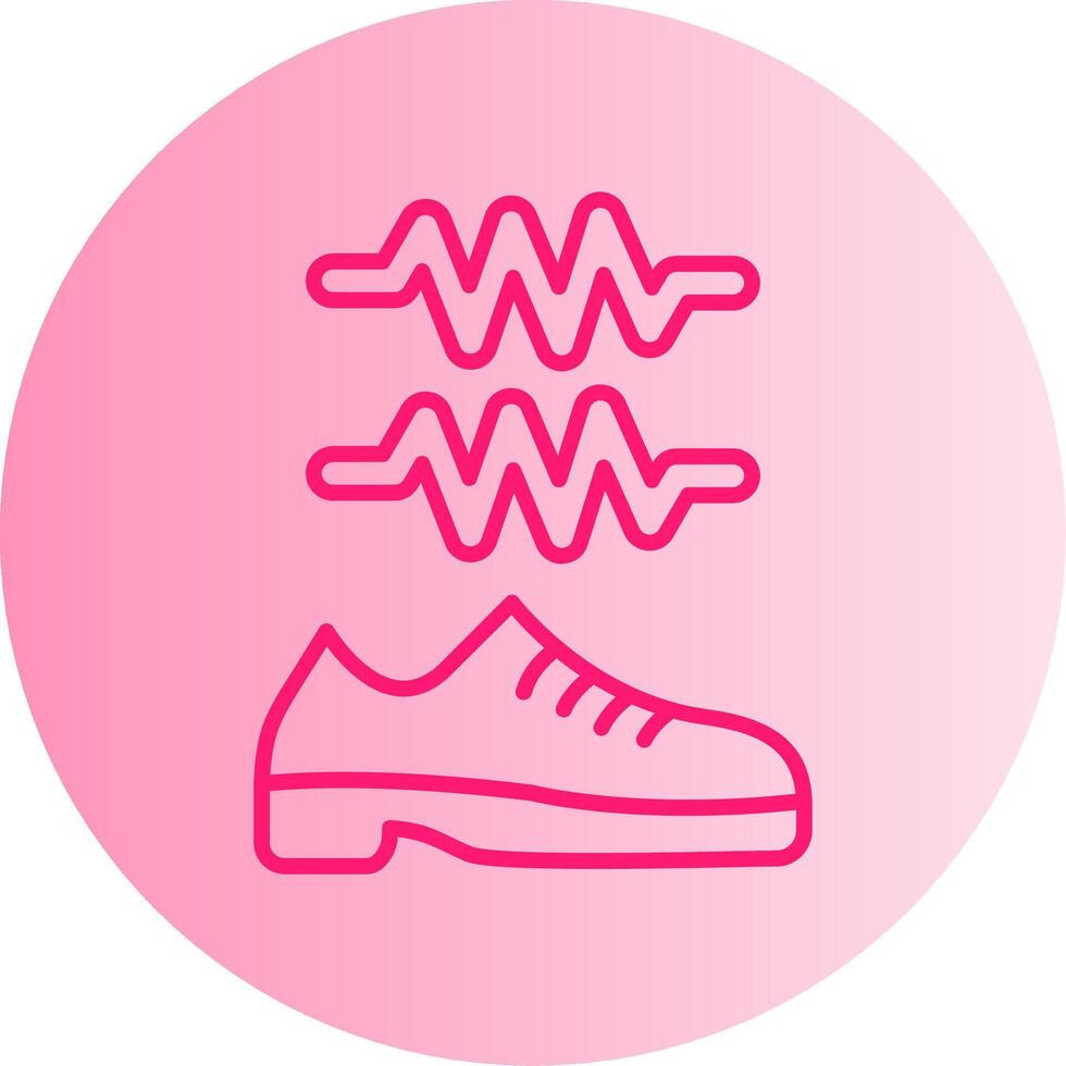Rhythm Gradient Circle Icon vector