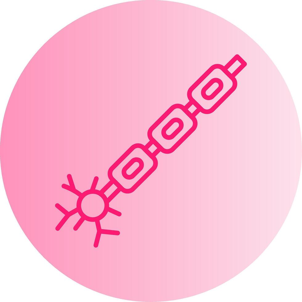 Myelin Gradient Circle Icon vector