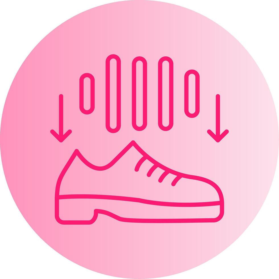 Rhythm Gradient Circle Icon vector