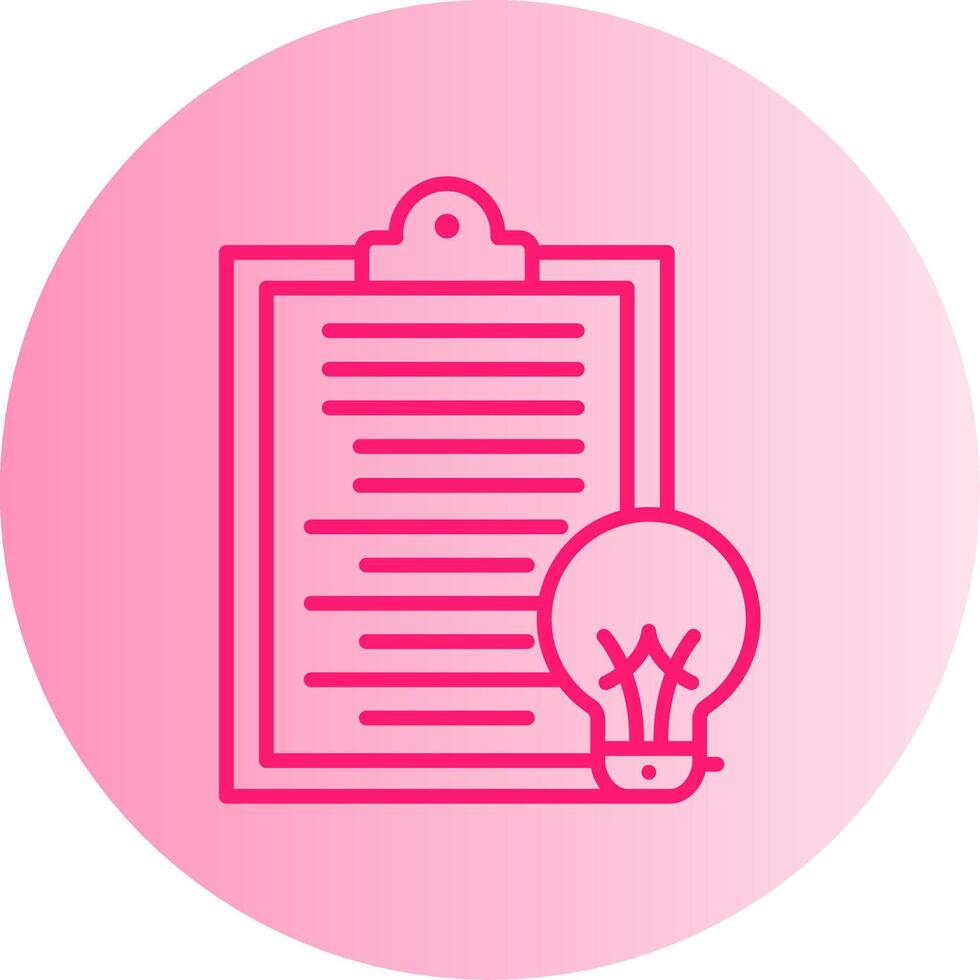 Summary Gradient Circle Icon vector