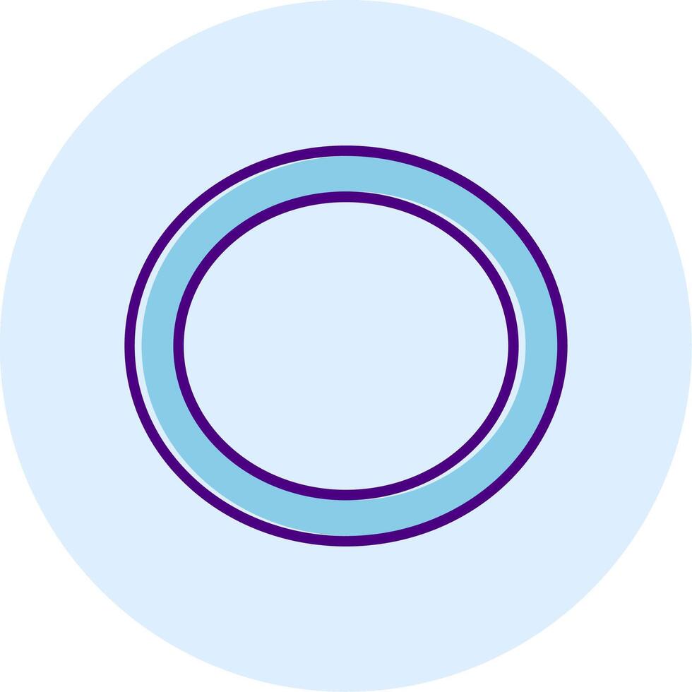 Capital O Icon vector