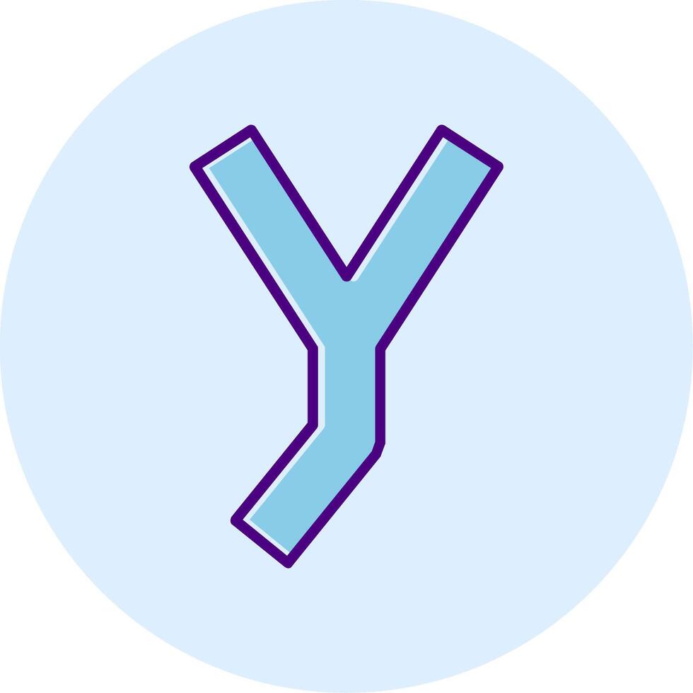Small y Icon vector