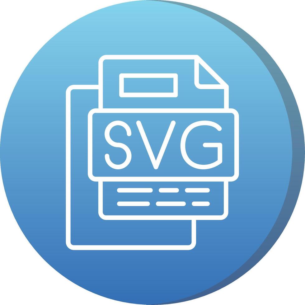 SVG File Long Shadow Circle Icon vector
