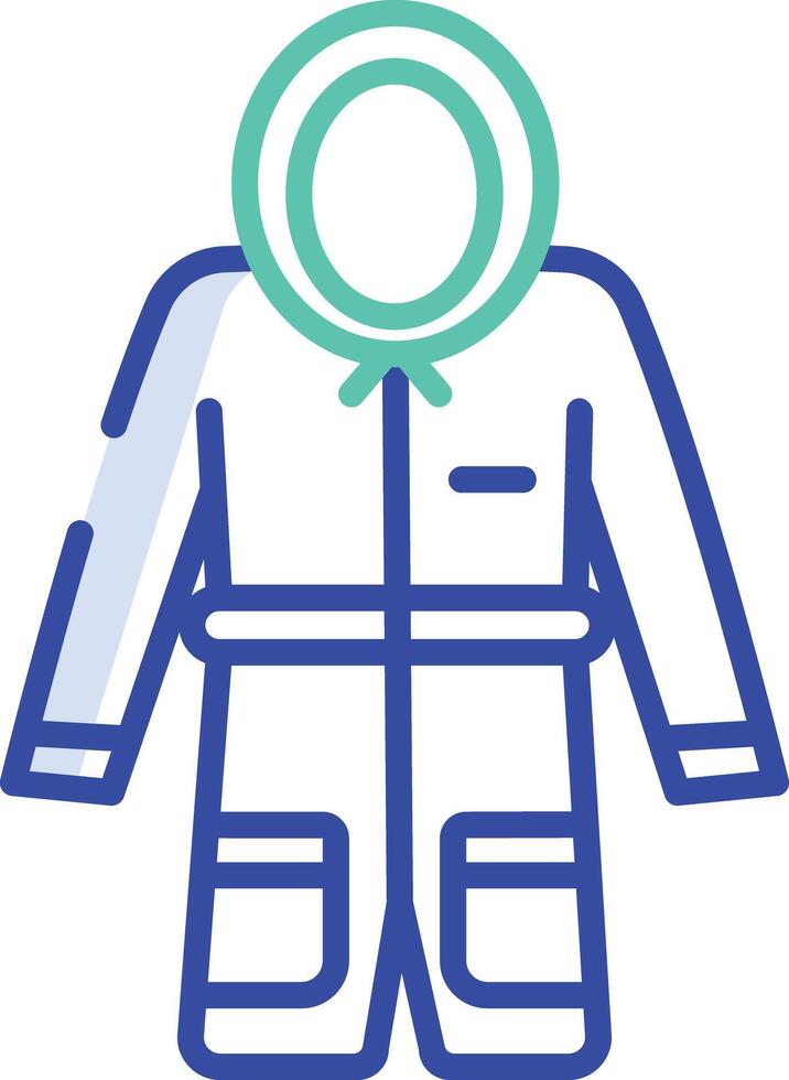 Jacket outline color illustration vector