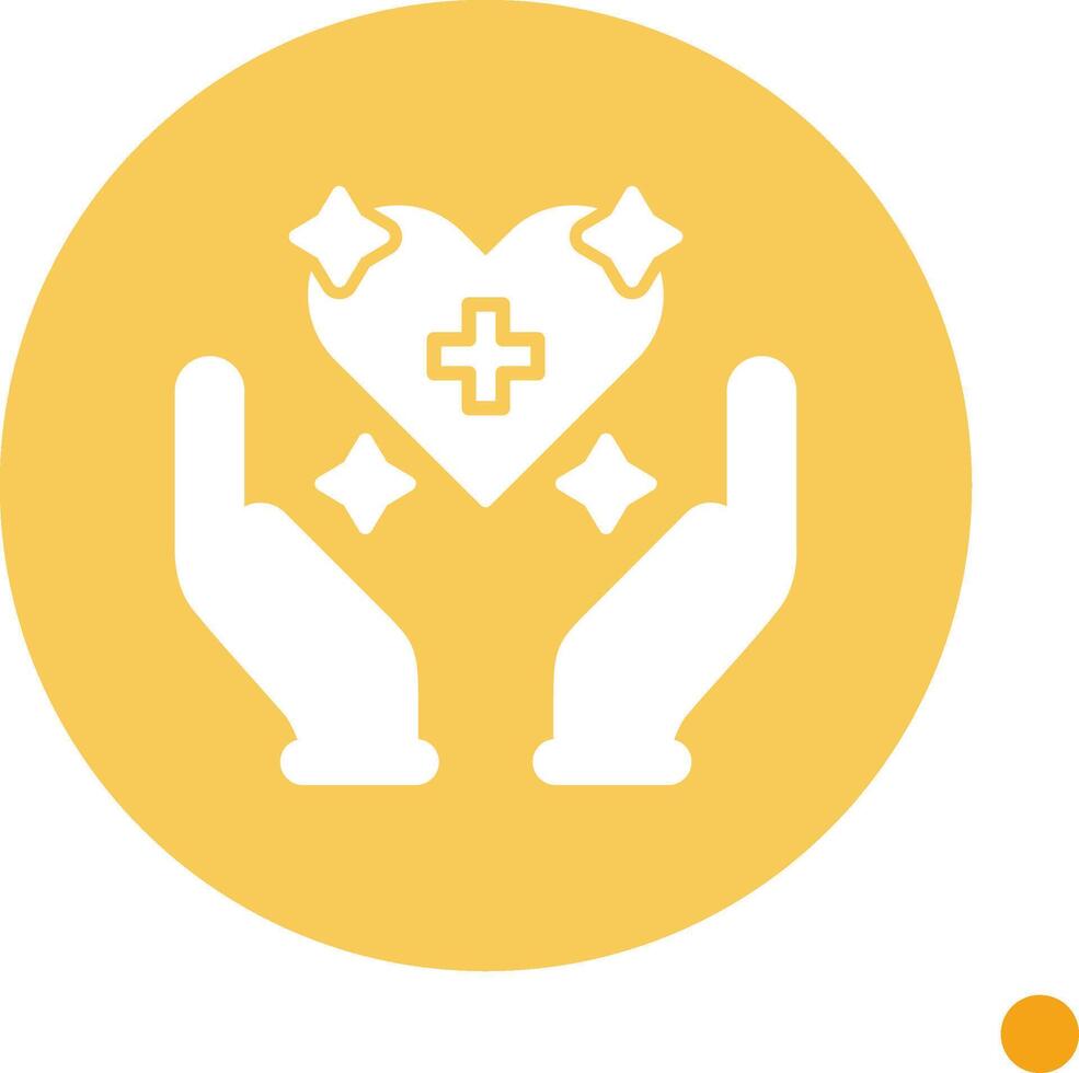 Self Consciousness Long Shadow Circle Icon vector