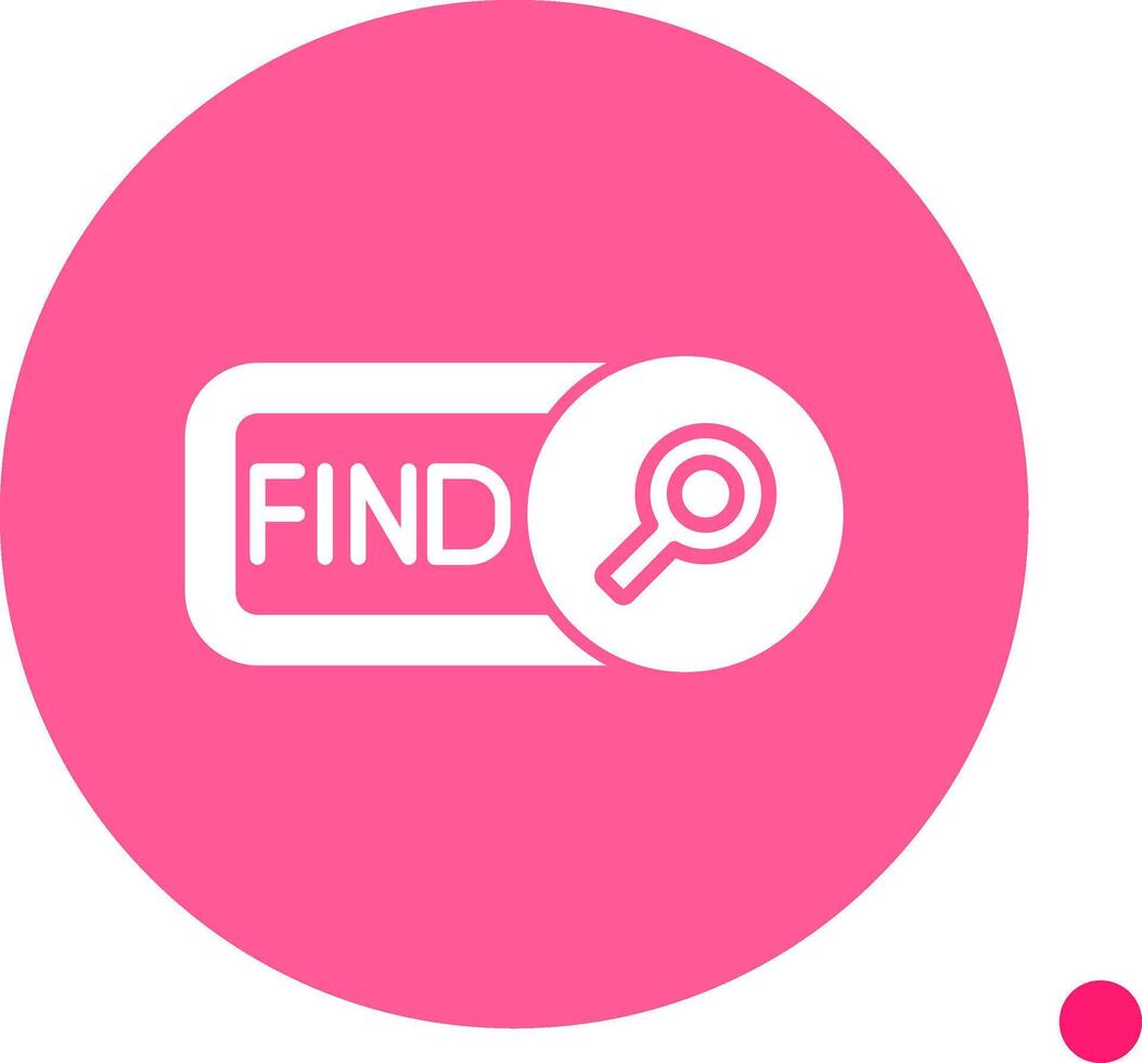 Find Long Shadow Circle Icon vector