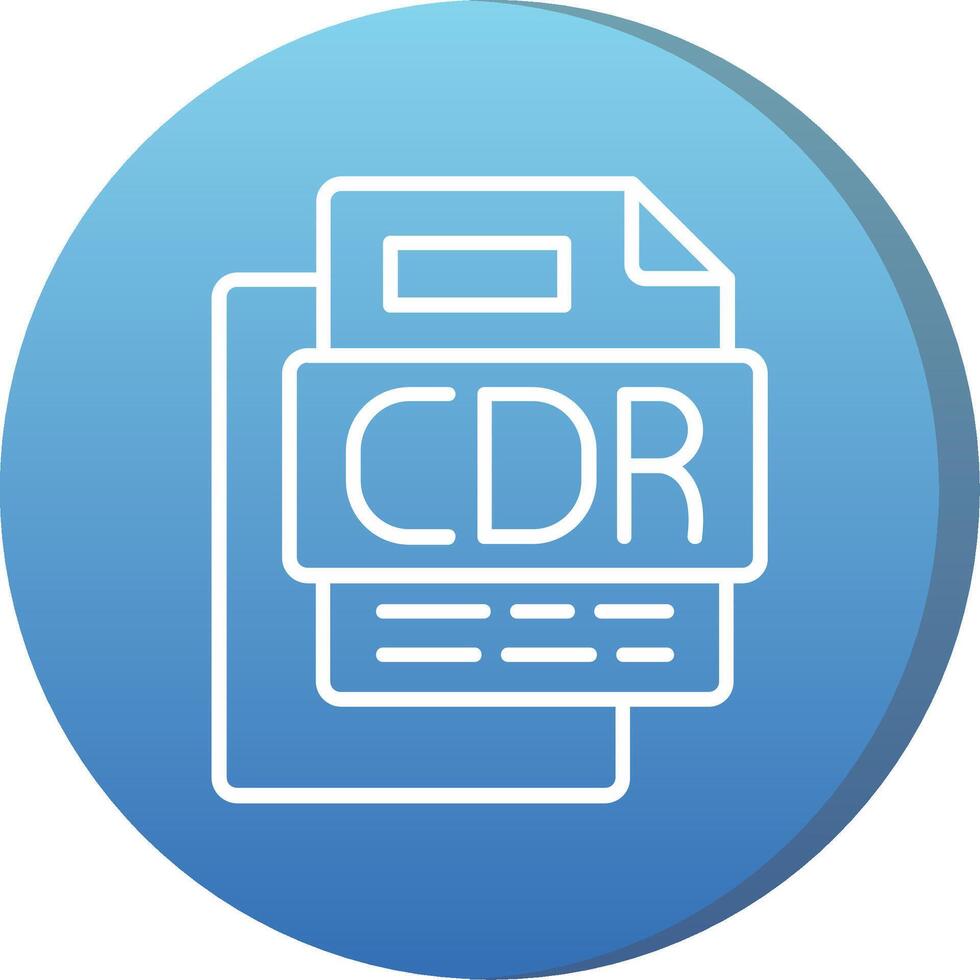 CDR File Long Shadow Circle Icon vector