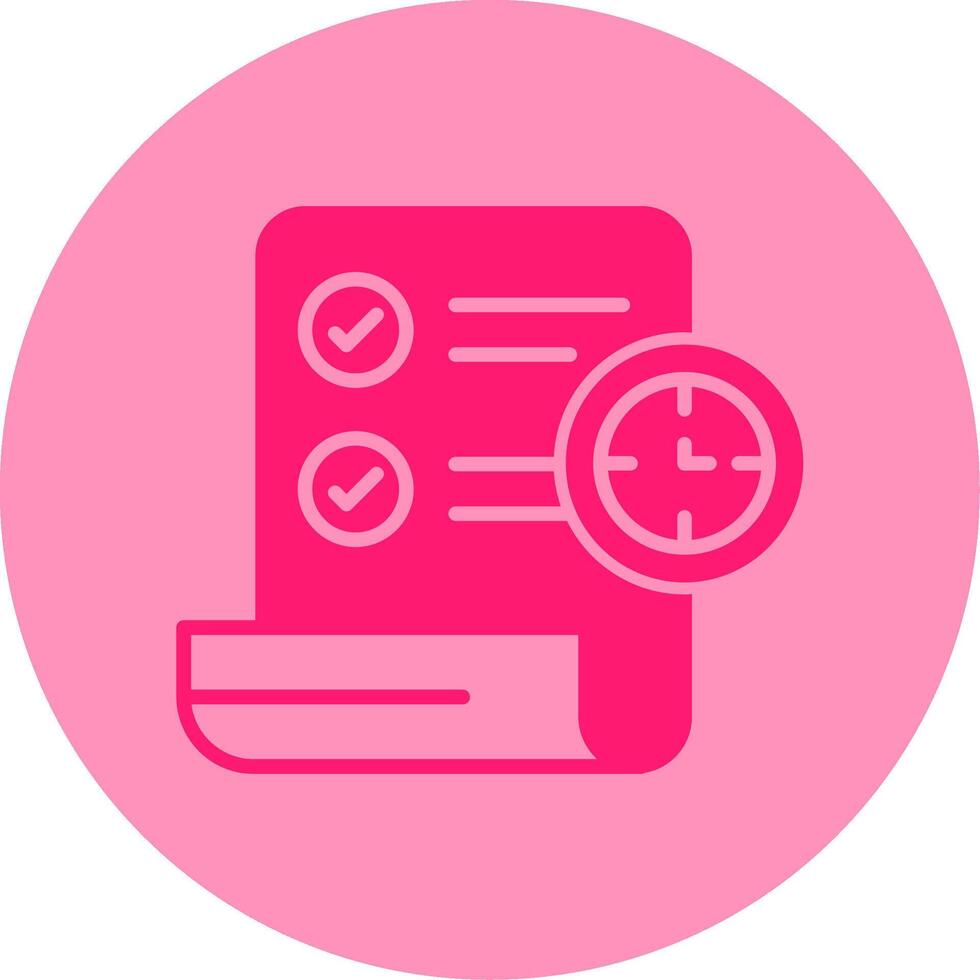 Term Dual Tone Circle Icon vector