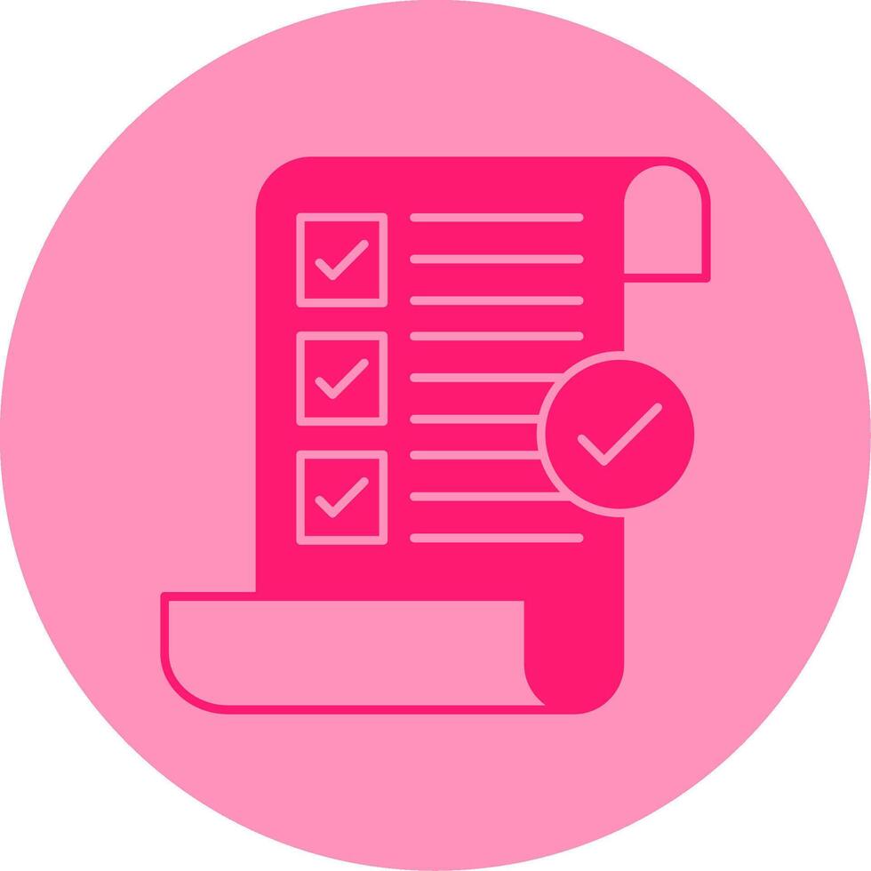 Terms and Conditions Dual Tone Circle Icon vector