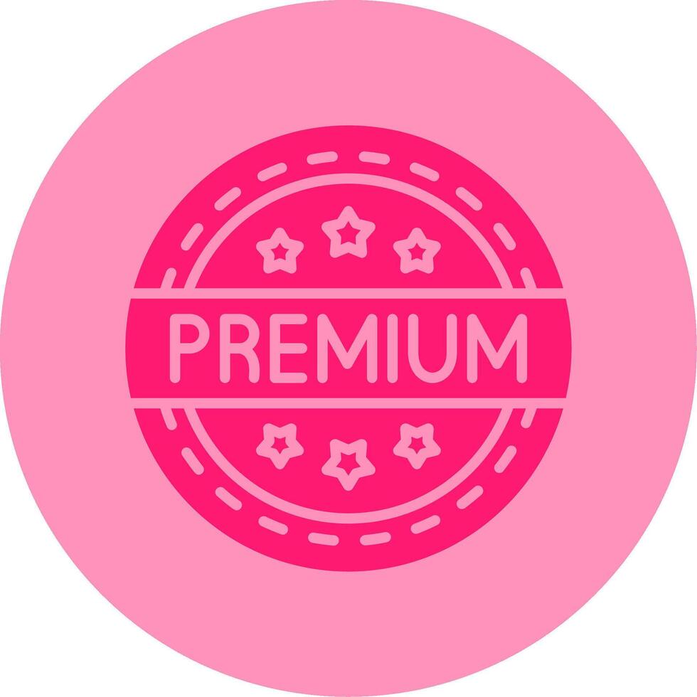 Premium Dual Tone Circle Icon vector