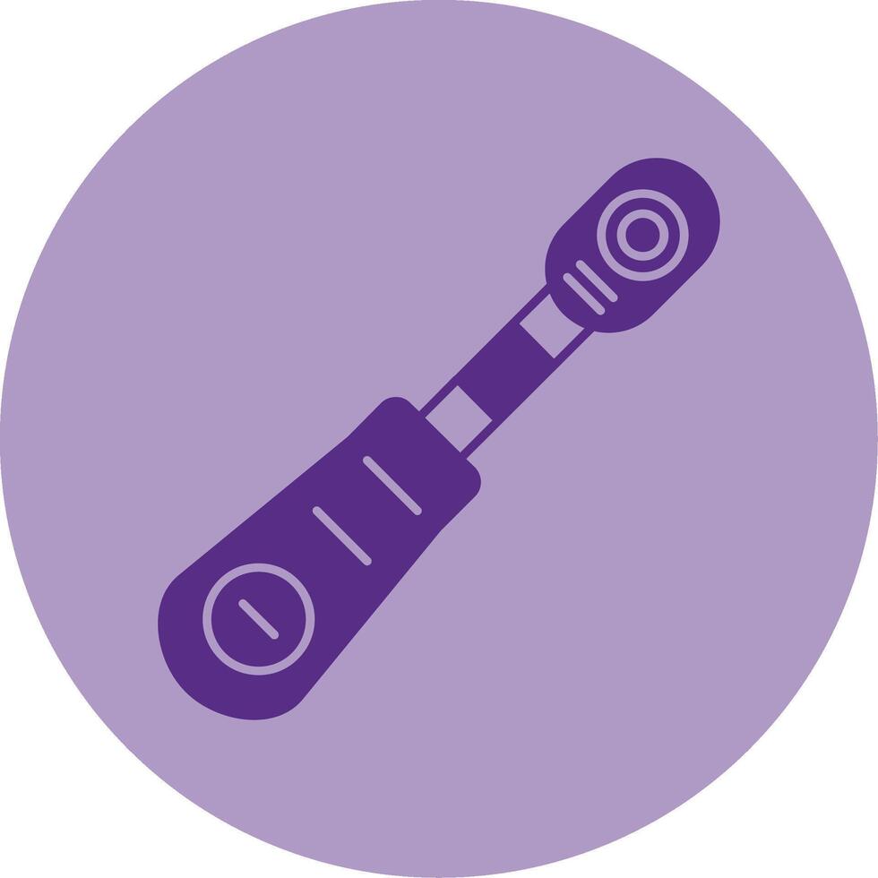 Ratchet Dual Tone Circle Icon vector