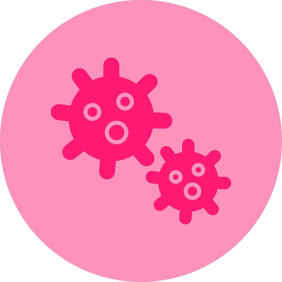 Platelet Dual Tone Circle Icon vector