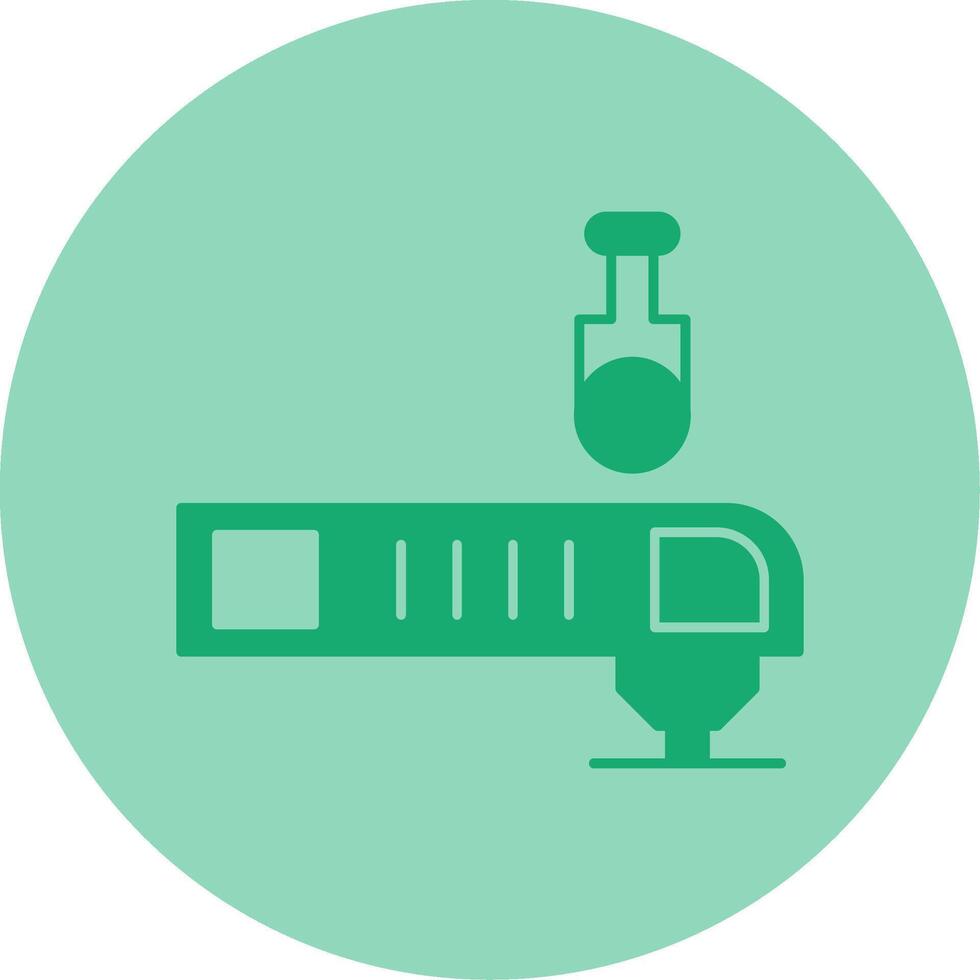 Oscillating Multi Tool Dual Tone Circle Icon vector
