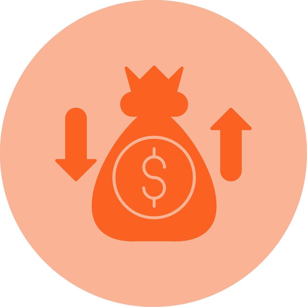 Sales Enablement Dual Tone Circle Icon vector