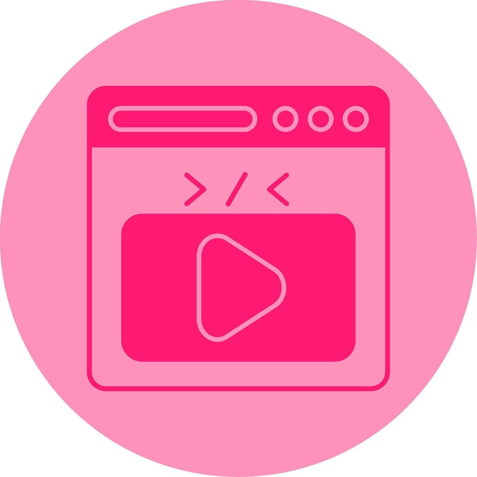 Dual Tone Circle Icon vector
