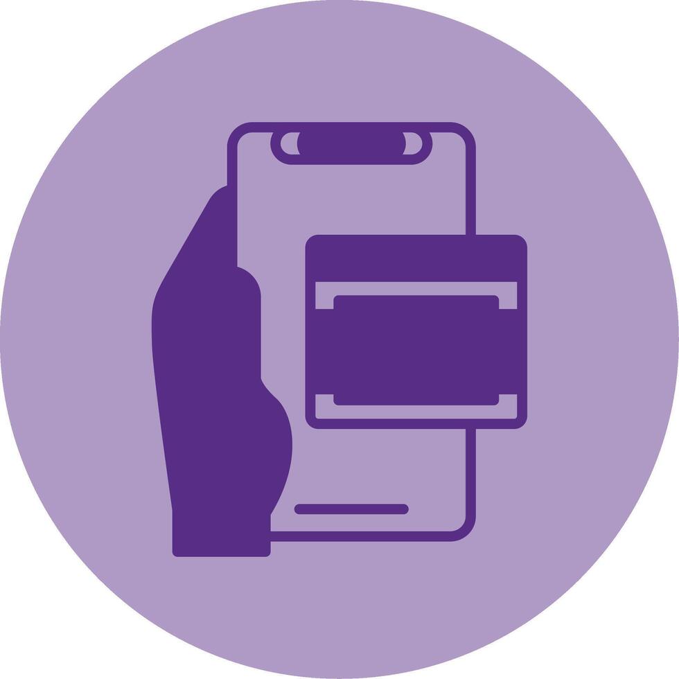 Carousel Dual Tone Circle Icon vector