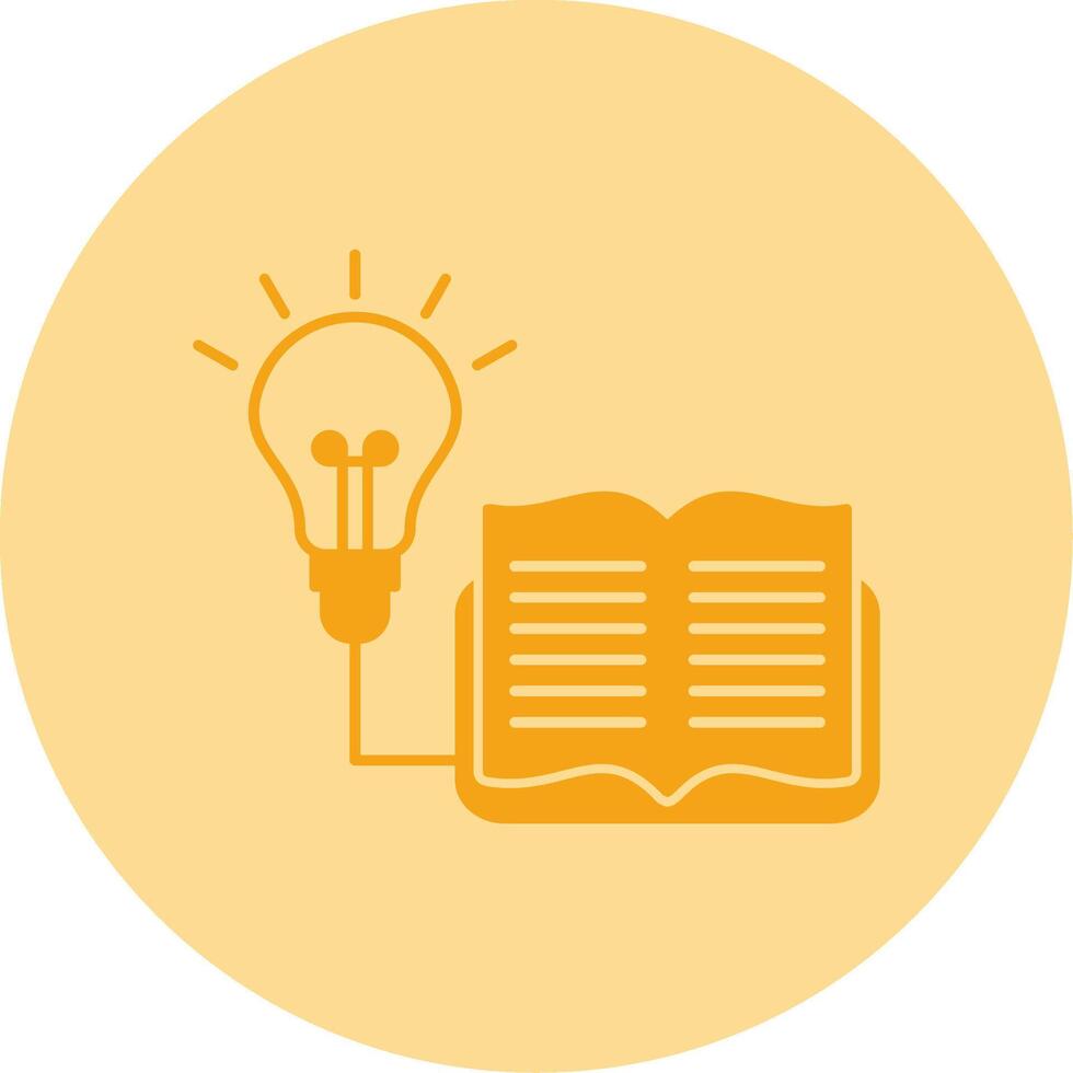 Lifelong Learning Dual Tone Circle Icon vector
