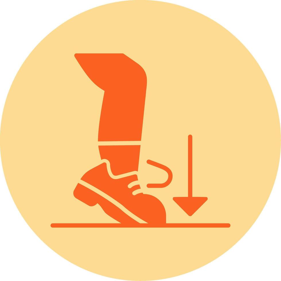 Ball Dig Dual Tone Circle Icon vector