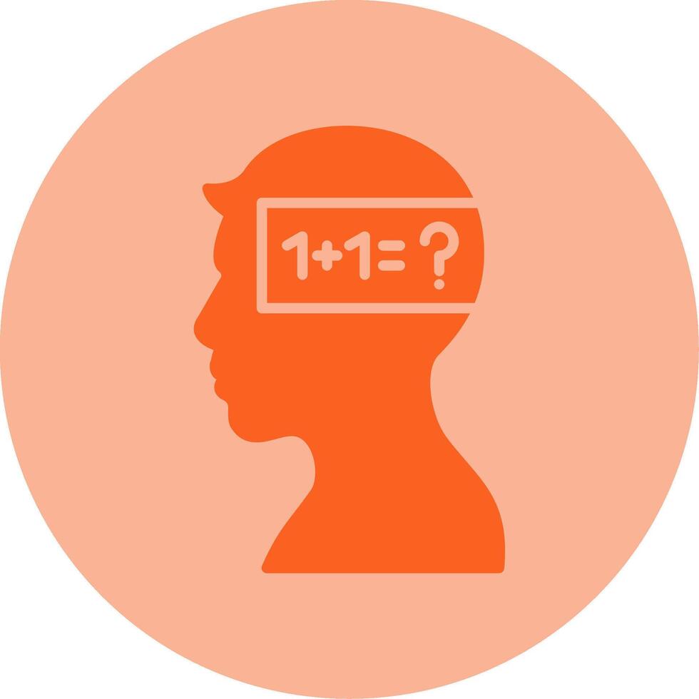 Parkinson Dual Tone Circle Icon vector